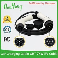 Câble de charge pour voiture électrique, 220V, GBT, 7KW, câble d'extension EV, 20 mètres, 32A 1